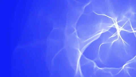 Abstract Glowing Blue Wave Motion Background Video stock 336101772