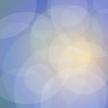 Abstract Glowing Bokeh Background with Soft Blue and Purple Gradient Mesh C.. Stock Illustration