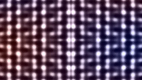 Abstract glowing bokeh grid pattern with technological data connection lines Stock Footage 339795273