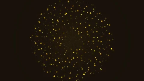 Abstract glowing bokeh light particle effect for mystical magic and fantasy.. Stock Footage 344517715