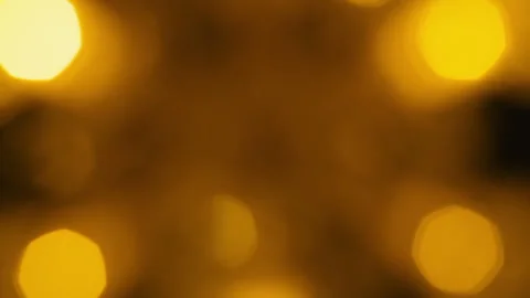 Abstract Glowing Bokeh Lights Dimming and Brightening in Random Pattern as Stock Footage 324792596
