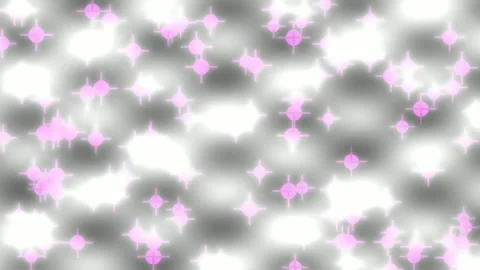 Abstract glowing bokeh lights pattern on soft gray background Stock Footage 333442512