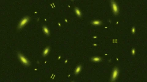 Abstract glowing cells flowing through cosmic dark space | Biology animatio.. Stock Footage 336766941