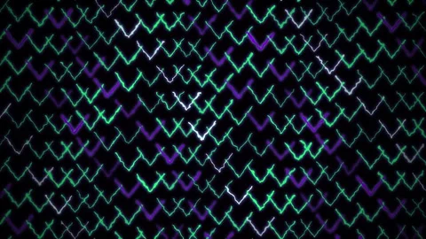 Abstract glowing chevron pattern motion background Stock Footage 345729643
