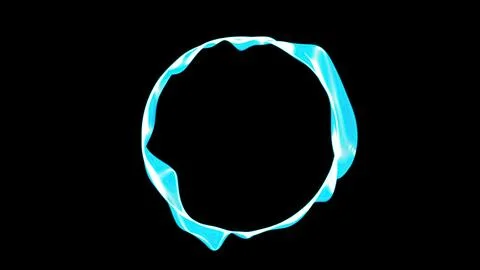 Abstract glowing circle Stock Illustration