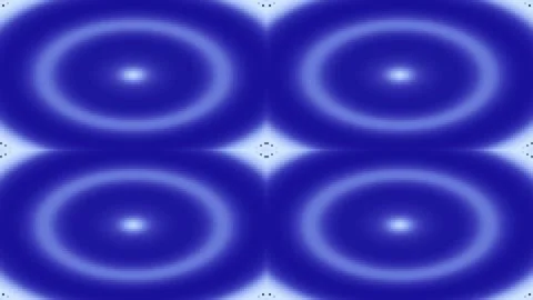 Abstract glowing circle pattern on deep blue tech background, futuristic di.. Stock Footage 336535847