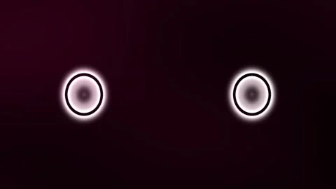 Abstract glowing circles on dark background, hypnotic futuristic energy wave Stock Footage 339794548
