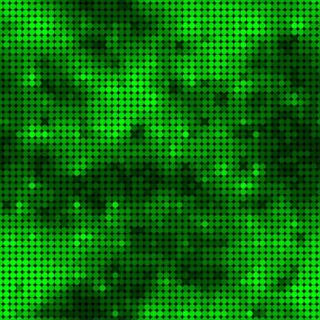 Abstract glowing circles pattern. Seamless vector illustration Stock Illustration