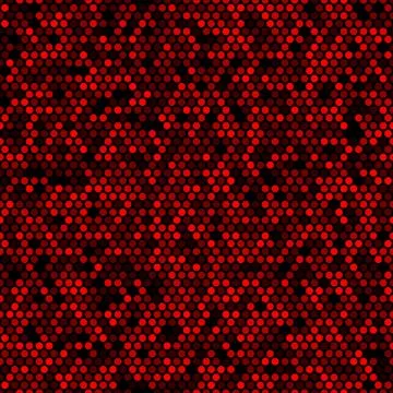 Abstract glowing circles pattern. Seamless vector illustration Stock Illustration