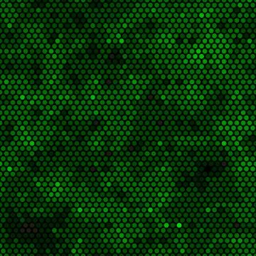 Abstract glowing circles pattern. Seamless vector illustration Stock Illustration