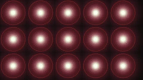 Abstract Glowing Circular Grid Pattern Stock Footage 332824416