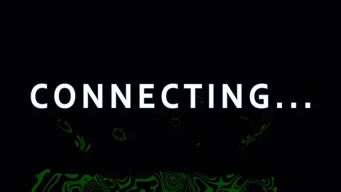 Abstract glowing connecting text animations in dark background with digital.. Video stock 343473156