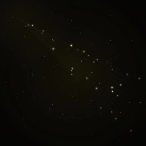 Abstract glowing constellation effect on dark background for cosmic technol.. Stock Footage 345689429