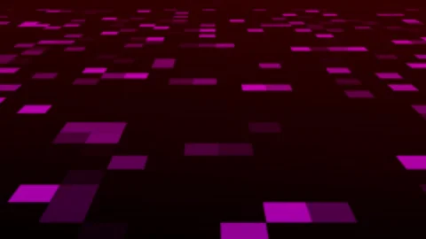Abstract Glowing Cube Floor Motion Background 動画素材 316201106