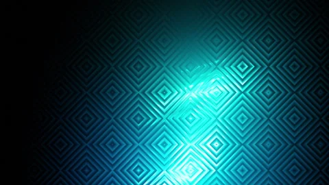 Abstract glowing cyan diamond grid animation Stock Footage 344691730
