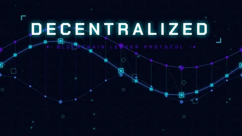Abstract glowing data analysis graph on dark background Stock Footage 336804969