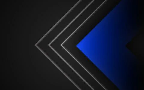 Abstract glowing diagonal arrow lines on a background. Modern graphics. Fut.. Stock Illustration