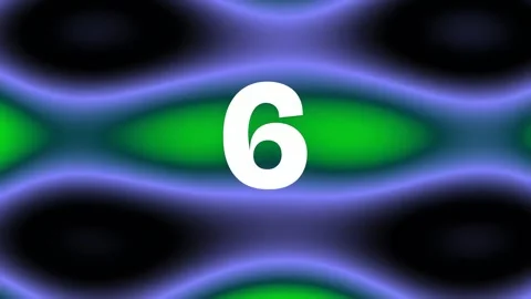 Abstract glowing digital background with the number nine energy wave effect Stock Footage 342094570