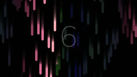 Abstract glowing digital data flow background with modern neon wave lines Stock Footage 342204109