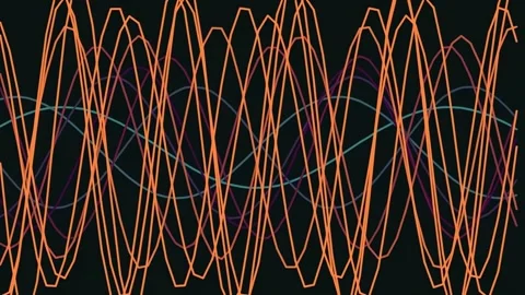 Abstract glowing digital data lines background pattern flow technology anim.. Stock Footage 337161658