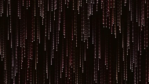 Abstract glowing digital data stream background technology loop animation Stock Footage 340380081