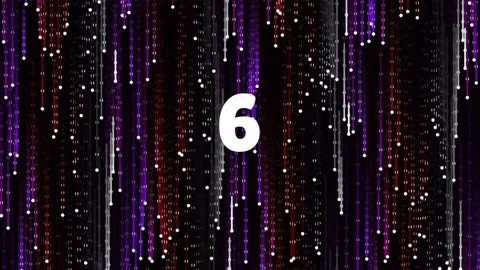 Abstract glowing digital data stream background for futuristic technology vid Stock Footage 342114264