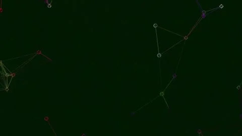 Abstract glowing digital data stream flow technology background Stock Footage 342204110