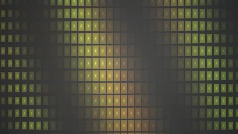 Abstract glowing digital grid background with golden led light matrix pattern Stock Footage 346331196