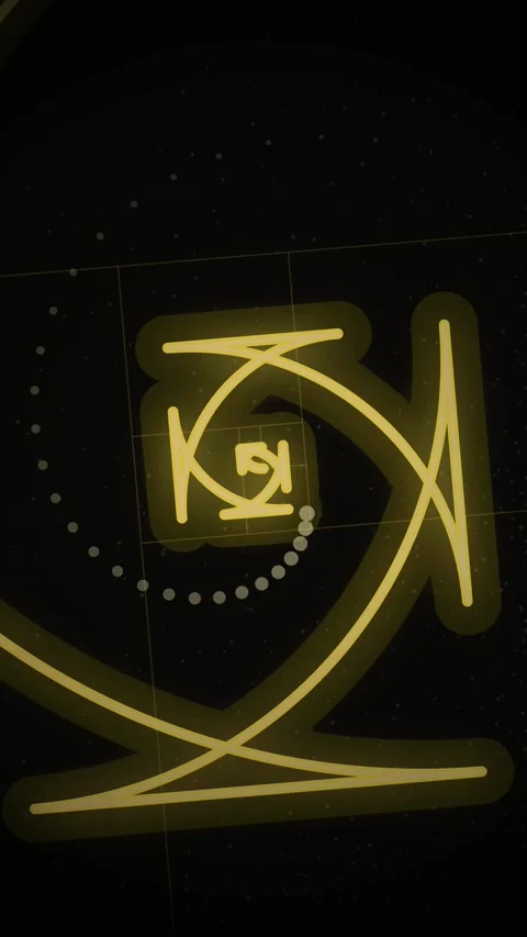 Abstract glowing digital lines forming a complex geometric network for futu.. Stock Footage 345492503