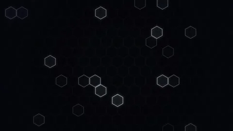 Abstract Glowing Digital Lines Technology Background Stock Footage 346735549