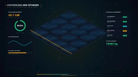 Abstract Glowing Digital Lines Technology Background Animation Stock Footage 346735799