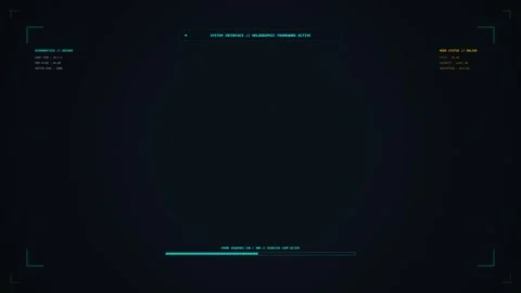 Abstract Glowing Digital Lines Technology Background Stock Footage 346736127