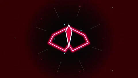 Abstract Glowing Digital Lines Technology Background Stock Footage 346736754