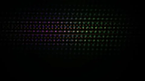 Abstract glowing digital matrix grid background with colorful led lights an.. Stock Footage 346330920