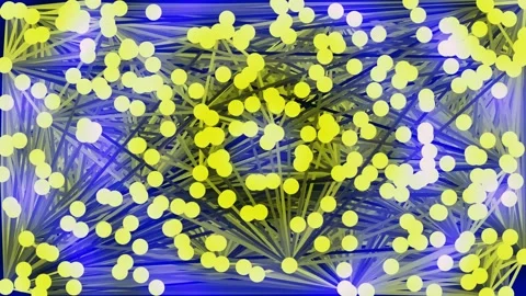Abstract glowing digital network background for futuristic data connections.. Stock Footage 336888812