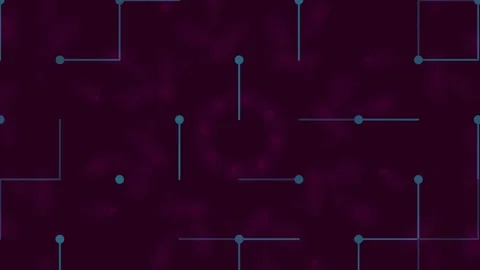 Abstract glowing digital network background showing connected nodes and dat.. Stock Footage 337567606