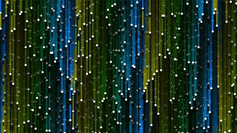 Abstract Glowing Digital Vertical Light Streaks Technology Background Effect Stock Footage 337162583