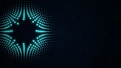 Abstract glowing digital wave background pattern for technology presentations 動画素材 346003132