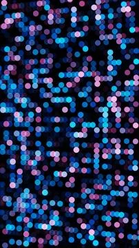 Abstract Glowing Dot Pattern with Blue and Pink Lights on Dark Background Stock Illustration