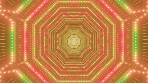 Abstract glowing dots 3d illustration dj visual Stock Footage 160533138