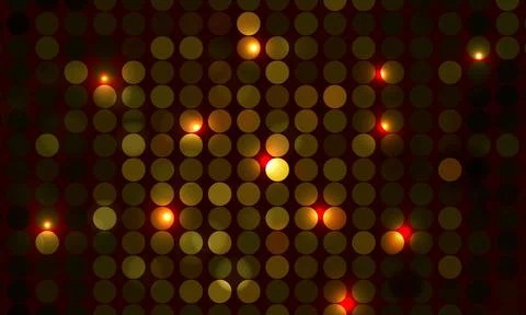Abstract glowing dots background with dark gradient. shiny light. Stock Illustration