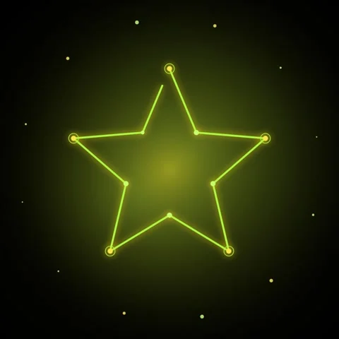 Abstract Glowing Dots in Circular Pattern on Dark Green Gradient Background Stock Footage 348231275