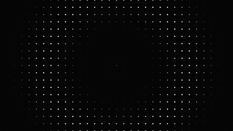 Abstract Glowing Dots Grid Dark Background Stock Footage 342320623