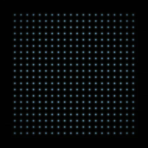 Abstract glowing dots pattern animation, digital technology, futuristic net.. Stock Footage 347804207
