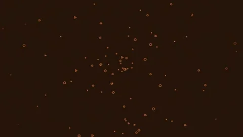 Abstract glowing dust particle animation background loop for magic and cosm.. Stock Footage 342204125