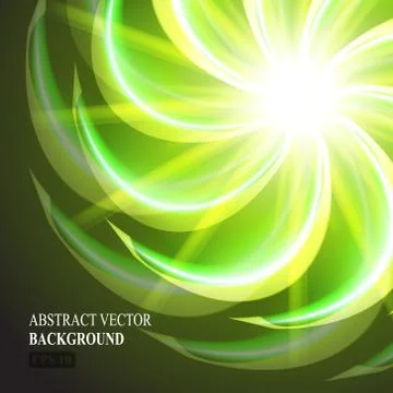 Abstract glowing element vector Illustrazione stock