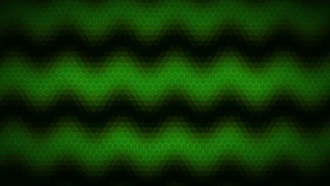 Abstract glowing emerald green zigzag wave background for tech display Stock Footage 333799679
