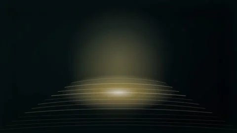 Abstract glowing energy lines on dark background Video stock 340596415