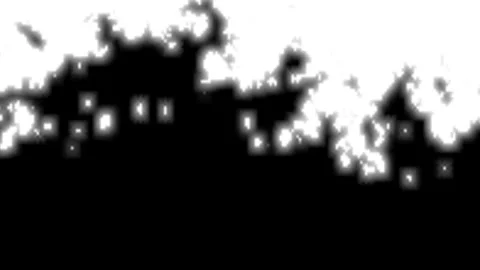 Abstract glowing energy wave fx overlay a high contrast graphic showing 스톡 동영상 336682063