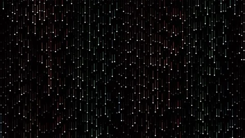 Abstract Glowing Falling Particles Background for Tech Cinematic Loop Stock Footage 341056849